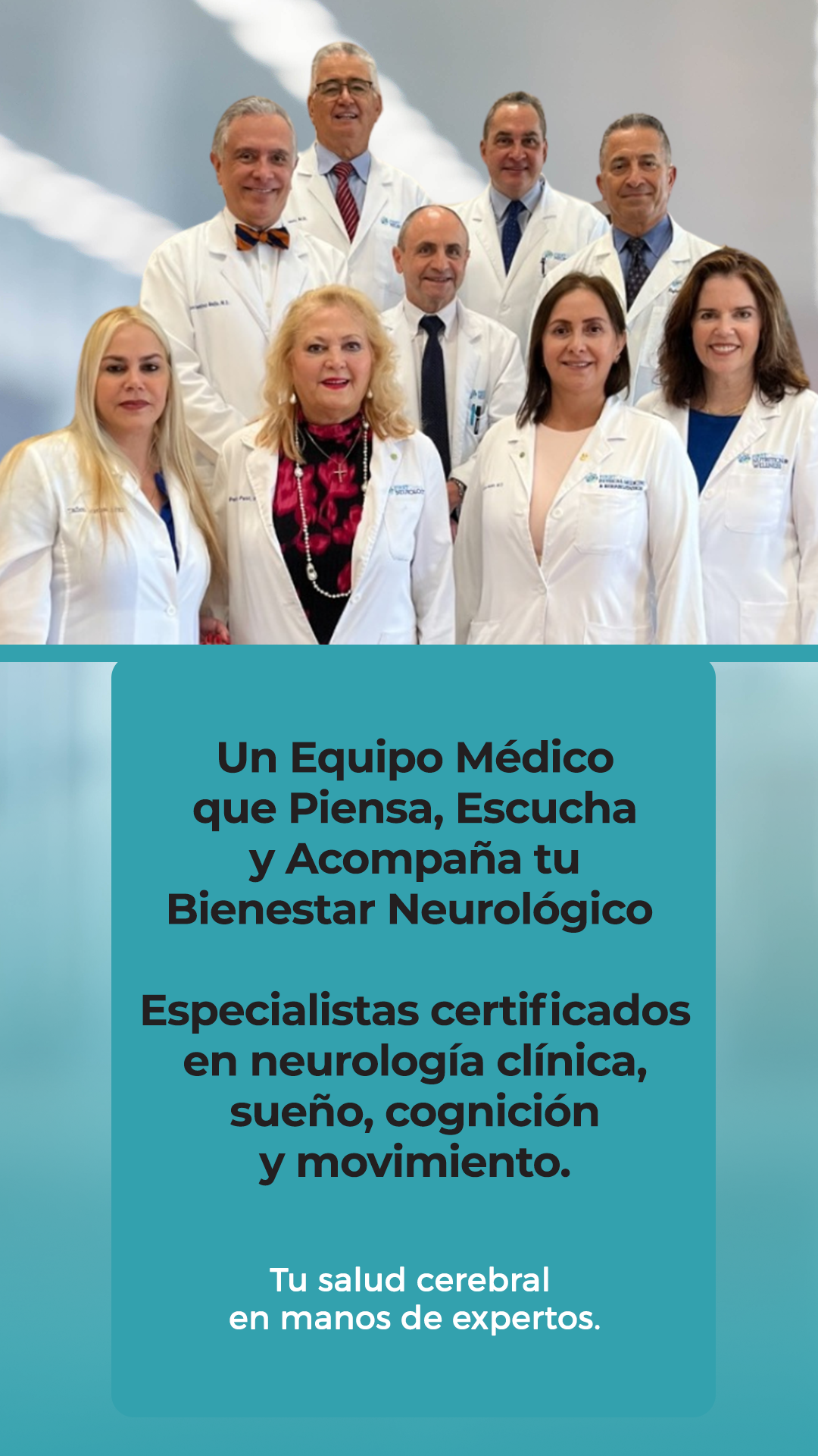Equipo Médico Banner Mobile